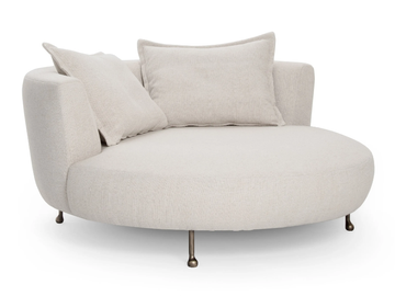 ADELE - Upholstered fabric armchair by DOM Edizioni - view 2